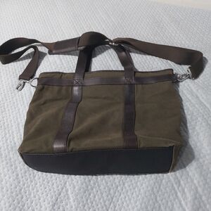 Cole Haan Canvas & Leather Tote Bag